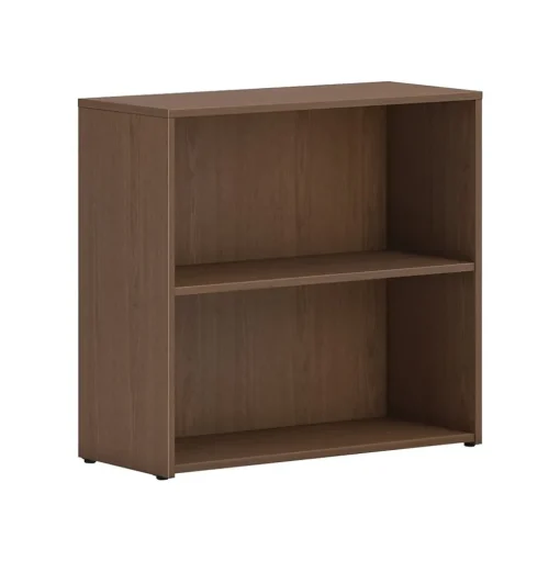 HON Bookcases<Mod 2-Shelf 29"H Bookcase, Sepia Walnut (HLPLBC3013B2.LSE1)