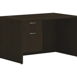 HON Computer Desks<Mod 48"W Computer Desk, Java Oak (HLPLDS48HBFJA1)
