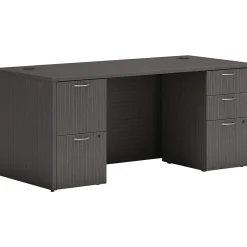 HON Computer Desks<Mod 66"W Computer Desk, (HLPLDS66PSTM1)