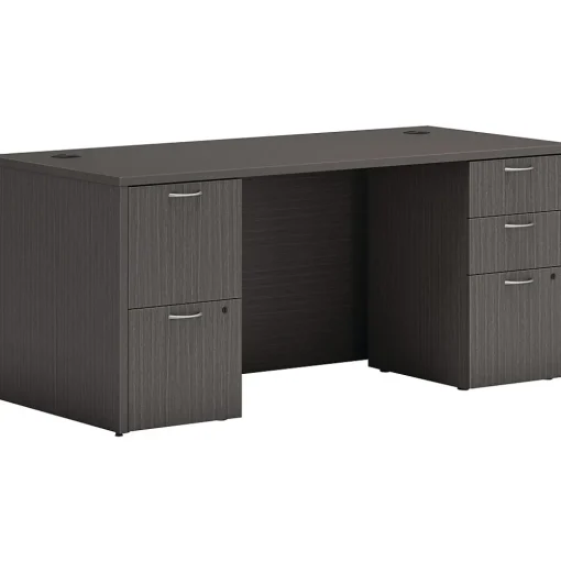 HON Computer Desks<Mod 66"W Computer Desk, (HLPLDS66PSTM1)