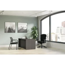 HON Computer Desks<Mod 60"W Double-Pedestal Desk, (HLPLDS6030BBFLS1)
