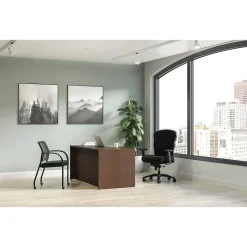 HON Computer Desks<Mod 60"W Double-Pedestal Desk, (HLPLDS6030BBFSE1)
