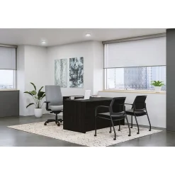 HON L-Desks<Mod 60"W L-Shaped Single-Pedestal Desk, (HLPL6072LDESK1BBFJA1)