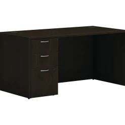 HON Computer Desks<Mod 60"W Single-Pedestal Desk, (HLPLDS60PSJA1)