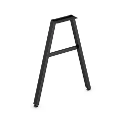 HON Office Desks<Mod 48"W Table Desk, Slate Teak (HLPL4824LS1ALEGBLK)