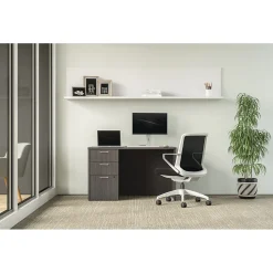 HON Office Desks<Mod 60"W x 30"D Single-Pedestal Desk, (HLPLDS60PSSL1)