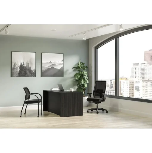 HON Office Desks<Mod 60"W x 30"D Single-Pedestal Desk, (HLPLDS60PSSL1)