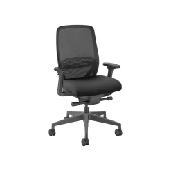 HON Office Chairs<Nucleus Ergonomic Fabric/Mesh Swivel Task Chair, Black (HNR1KD.Y2.STC.A.H.IM.CU10.BL.SB.T)