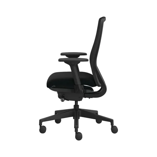 HON Office Chairs<Nucleus Ergonomic Fabric/Mesh Swivel Task Chair, Black (HNR1KD.Y2.STC.A.H.IM.CU10.BL.SB.T)