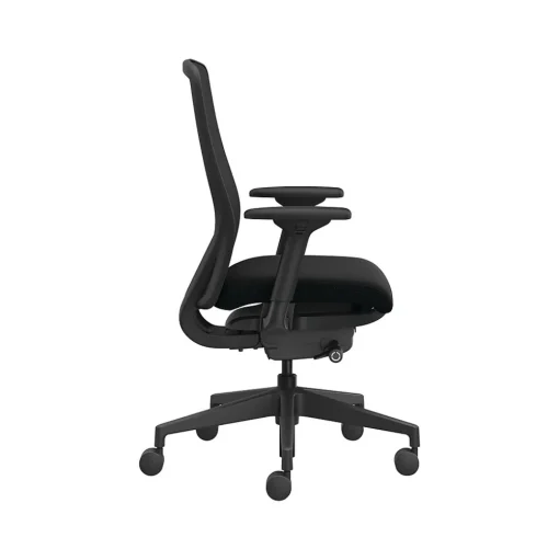 HON Office Chairs<Nucleus Ergonomic Fabric/Mesh Swivel Task Chair, Black (HNR1KD.Y2.STC.A.H.IM.CU10.BL.SB.T)
