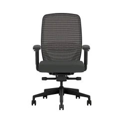 HON Office Chairs<Nucleus Fabric/Mesh Swivel Task Chair, Black (HNR1KD.Y2.STC.A.H.IM.UR10.BL.SB.T)