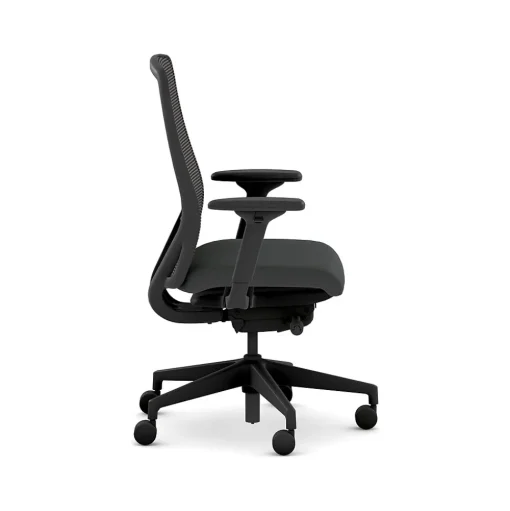 HON Office Chairs<Nucleus Fabric/Mesh Swivel Task Chair, Black (HNR1KD.Y2.STC.A.H.IM.UR10.BL.SB.T)