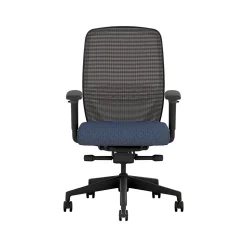 HON Office Chairs<Nucleus Fabric/Mesh Swivel Task Chair, Navy/Black (HNR1KD.Y2.STC.A.H.IM.APX13.BL.SB.T)