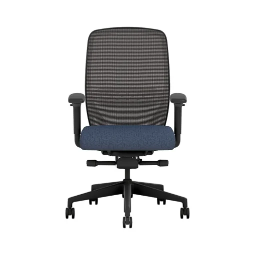 HON Office Chairs<Nucleus Fabric/Mesh Swivel Task Chair, Navy/Black (HNR1KD.Y2.STC.A.H.IM.APX13.BL.SB.T)