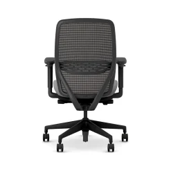 HON Office Chairs<Nucleus Fabric/Mesh Swivel Task Chair, Frost/Black (HNR1KD.Y2.STC.A.H.IM.CU22.BL.SB.T)