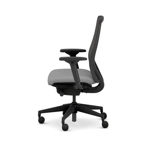 HON Office Chairs<Nucleus Fabric/Mesh Swivel Task Chair, Frost/Black (HNR1KD.Y2.STC.A.H.IM.CU22.BL.SB.T)