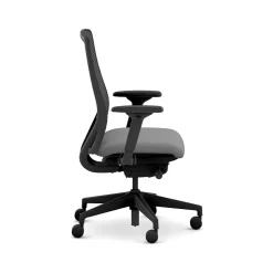 HON Office Chairs<Nucleus Fabric/Mesh Swivel Task Chair, Frost/Black (HNR1KD.Y2.STC.A.H.IM.CU22.BL.SB.T)