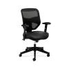 HON Office Chairs<Prominent Mesh High-Back Task Chair, Adjustable Arms, Black SofThread Leather Seat (BSXVL531SB11)
