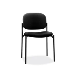 HON Folding & Stacking<Scatter Fabric Stacking Guest Chair, Black (BSXVL606VA10)