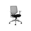 HON Office Chairs<Solve Ergonomic Vinyl Swivel Task Chair, Black/Titanium (HSLVTMR.Y1.A.H.TI.UR10.NL.SB.TI)