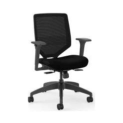 HON Office Chairs<Solve Fabric/Mesh Task Chair, Black (SVM1ALCU10TK)