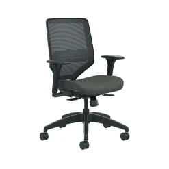 HON Office Chairs<Solve Mesh Back Fabric Computer and Desk Chair, Ink (SVM1ALC10TK)