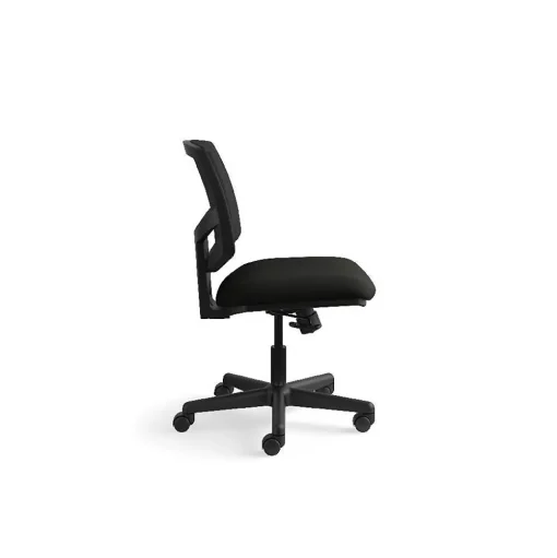 HON Office Chairs<Volt Mesh Back Leather Computer and Desk Chair, Black (H5711.SB11.T)