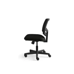 HON Office Chairs<Volt Mesh Back Leather Computer and Desk Chair, Black (H5711.SB11.T)