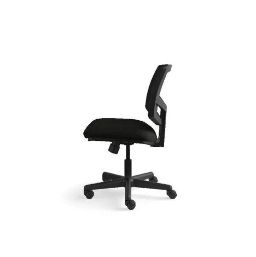 HON Office Chairs<Volt Mesh Back Leather Computer and Desk Chair, Black (H5711.SB11.T)