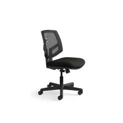 HON Office Chairs<Volt Mesh Back Leather Task Chair, Black (5713SB11T)