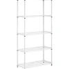 Honey-Can-Do Shelving<Honey Can Do 5-Shelf Metal Unit, 36"W, White (SHF-09623)