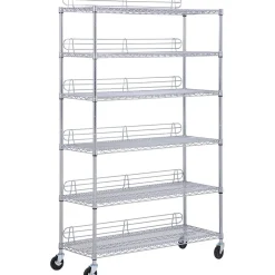Honey-Can-Do Shelving<Honey Can Do 6-Tier Steel Shelving 600 Lb. Capacity, Chrome (SHF-0926)
