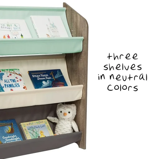 Honey-Can-Do Bookcases<38" 3-Shelf Kids Book Rack (SHF-08278)