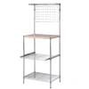 Honey-Can-Do Shelving<Mini Microwaveable Shelf w/MDF Top, Chrome (SHF-09256)