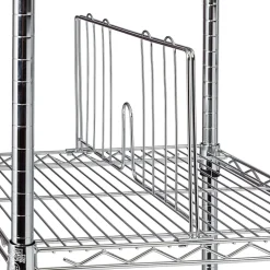 Honey-Can-Do Shelving<Rolling Closet with Garment Bar and Shelves, 18"W, Chrome (SHF-01567)