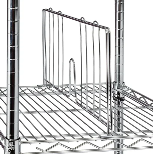 Honey-Can-Do Shelving<Rolling Closet with Garment Bar and Shelves, 18"W, Chrome (SHF-01567)