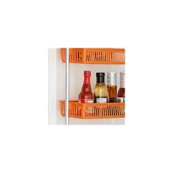 Household Essentials Shelving<OTD 6-Shelf Hanging Storage Rack, 57" x 19.25" x 6.25", Orange (2152-1)