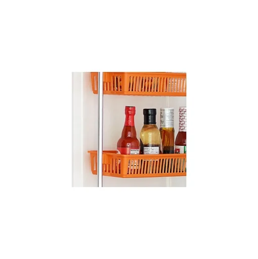 Household Essentials Shelving<OTD 6-Shelf Hanging Storage Rack, 57" x 19.25" x 6.25", Orange (2152-1)