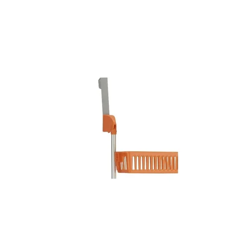 Household Essentials Shelving<OTD 6-Shelf Hanging Storage Rack, 57" x 19.25" x 6.25", Orange (2152-1)