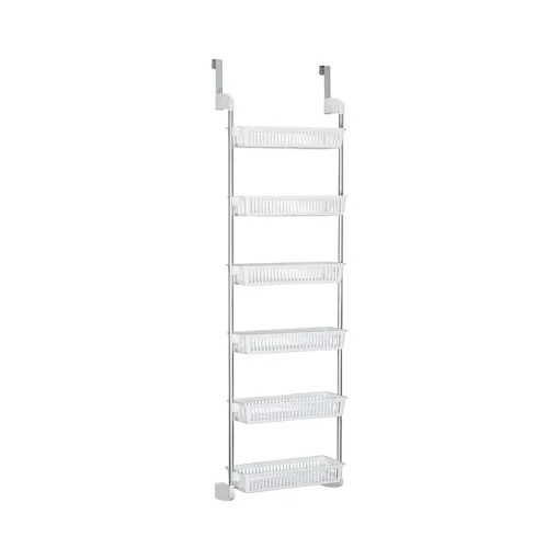 Household Essentials Shelving<6-Shelf Plastic Over-the-Door Storage Rack, 18", (2154-1)
