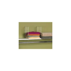 Household Essentials Shelving<Wire Shelf Dividers, White, 2/Set (25001)