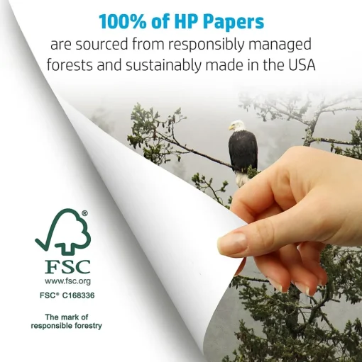 HP Multipurpose Paper<30% Recycled 8.5" x 11" Multipurpose Paper, 20 lbs., 92 Brightness, 500 Sheets/Ream (E1120)
