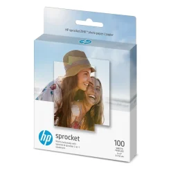 HP Photo Paper<Matte Photo Paper, 2" x 3", 100 Sheets/Pack (IZ2X3100)