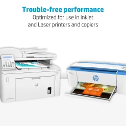 HP Multipurpose Paper<Premium24 8.5" x 11" Laser Paper, 24 lbs., 100 Brightness, 500 Sheets/Ream (J1124)