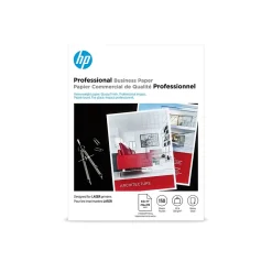 HP Photo Paper<Professional Business Paper, Glossy, 8.5" x 11", 150 Sheets/Pack (4WN10A)