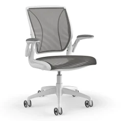 Humanscale Office Chairs<Diffrient World Ergonomic Mesh Swivel Task Chair, White/Black (W11BN10N10SHNSC)