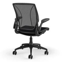 Humanscale Office Chairs<Diffrient World Ergonomic Fabric/Mesh Swivel Task Chair, Black (W11BM10CF10SHNSC)