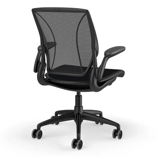 Humanscale Office Chairs<Diffrient World Ergonomic Fabric/Mesh Swivel Task Chair, Black (W11BM10CF10SHNSC)