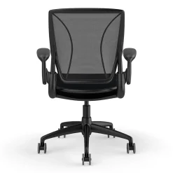 Humanscale Office Chairs<Diffrient World Ergonomic Fabric/Mesh Swivel Task Chair, Black (W11BM10CF10SHNSC)