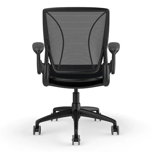 Humanscale Office Chairs<Diffrient World Ergonomic Fabric/Mesh Swivel Task Chair, Black (W11BM10CF10SHNSC)